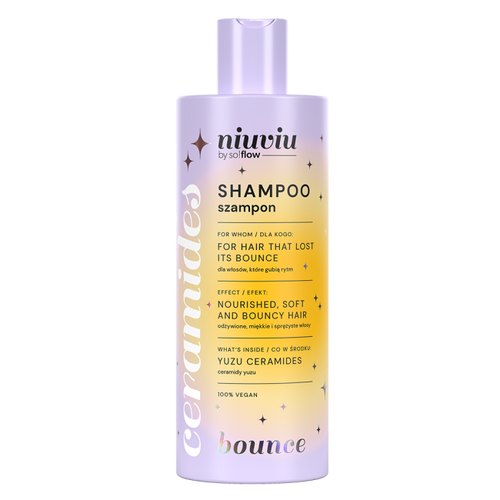 Niuviu Bounce Shampoo for Curly Hair Gentle Cleansing and Curl Enhancement 300ml