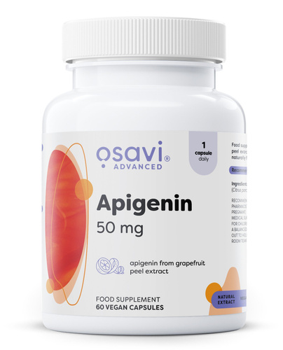 Osavi Apigenin 50mg Ekstrakt ze Skórki Grejpfruta 60 Kapsułek