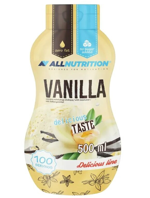 Allnutrition Sweet Sauce Waniliowy Sos do Deserów 500ml