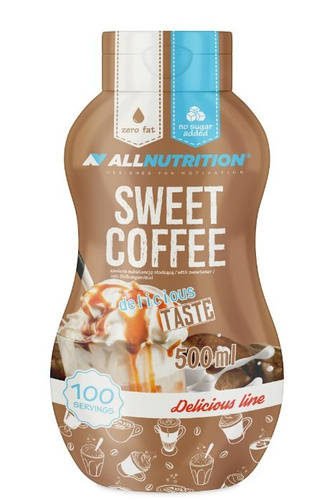 Allnutrition Sweet Sauce Sos Kawowy do Deserów 500ml