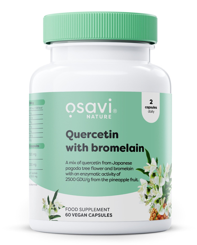 Osavi Kwercetyna z Bromelaina 60 weganskich kapsulek