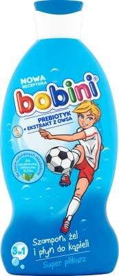 Bobini Shampoo Shower Gel And Bath Foam Super Footballer 3in1 330ml 