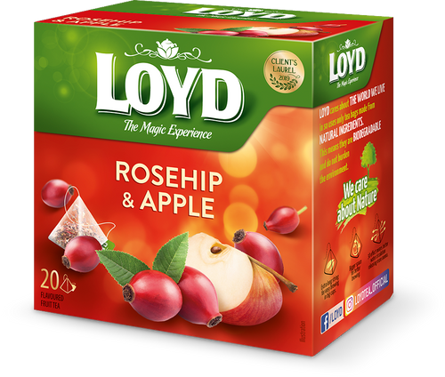 Loyd The Magic Experience Herbal-Fruit Tea with Rosehip and Apple 20x2g