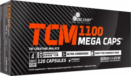 Olimp TCM 1100 Jabłczan Kreatyny na Siłę i Wytrzymałość 120 Kapsułek