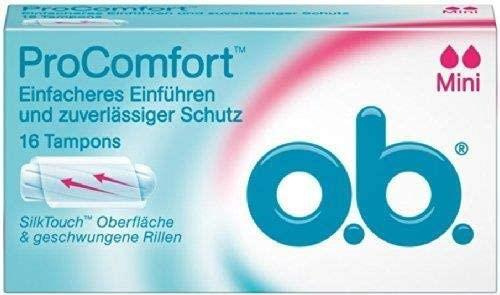 O.B ProComfort Mini Tampons 16 Pieces