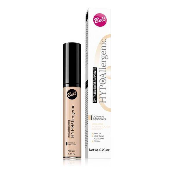 Bell HypoAllergenic Liquid Eye Concealer Korektor Rowietlający 02 Medium 6.5g