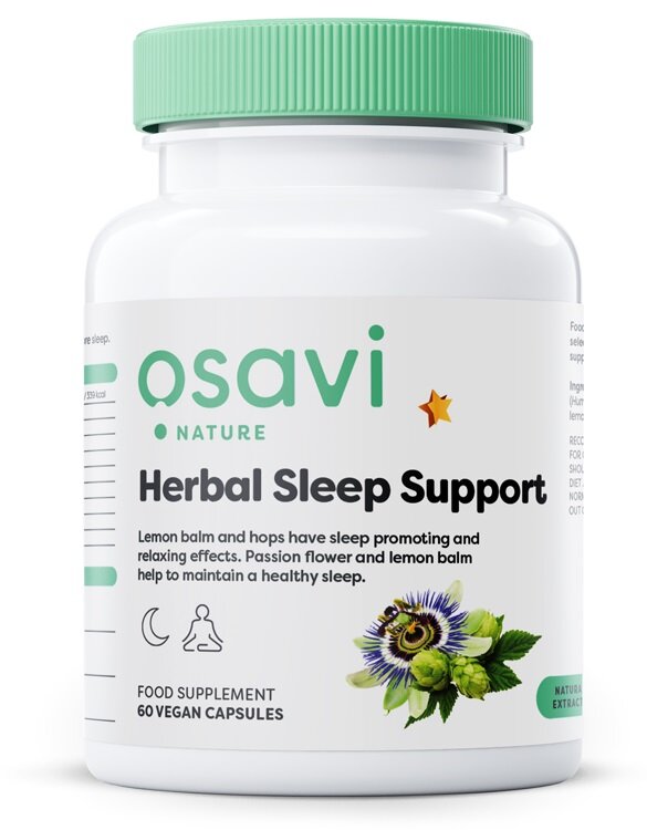 Osavi Herbal Sleep Support Zdrowe Wsparcie Snu 60 Kapsułek