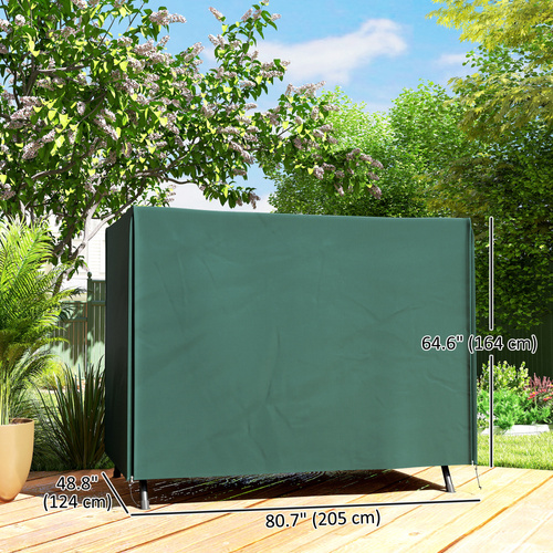 Outsunny 152 x 177cm Three-Seater Swing Chair Protective Cover Green
