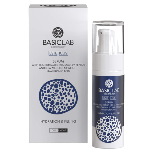 BasicLab Serum with Trehalose 15% and 10% Peptide Moisturizing and Filling 30ml