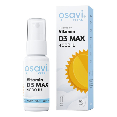Osavi Witamina D3 w sprayu MAX 4000 IU 12,5 ml