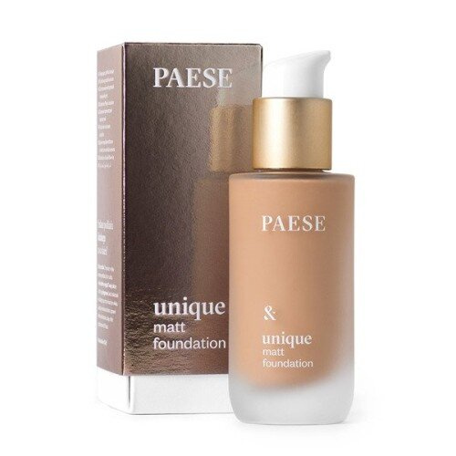 Paese Unique Matt Foundation Mattifying and Caring Foundation 608C Golden Beige 30ml