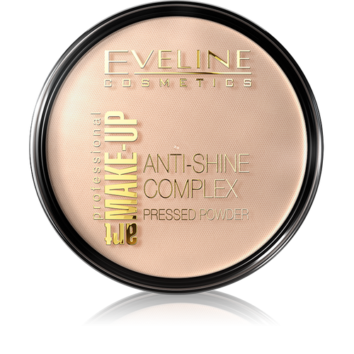 Eveline Make Up Art Anti-Shine Complex Matujący Puder Prasowany Nr. 31 Transparent 14g