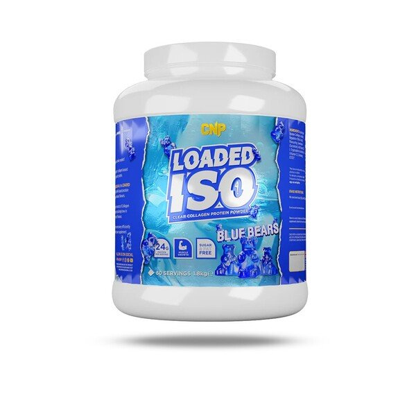 CNP Loaded Iso Blue Bears Clear Collagen Protein For Muscle Support 1800g