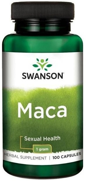 Swanson Maca 500mg for Energy and Vitality 100 Capsules