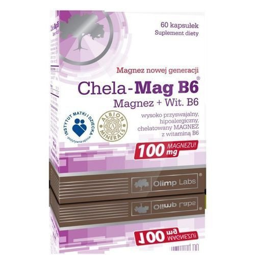 Olimp Chela-Mag Magnez Chelatowany na Zmęczenie i Mięśnie 60 Kapsułek