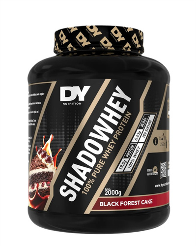 ShadoWhey 100% Pure Whey Protein, Black Forest Cake - 2000g
