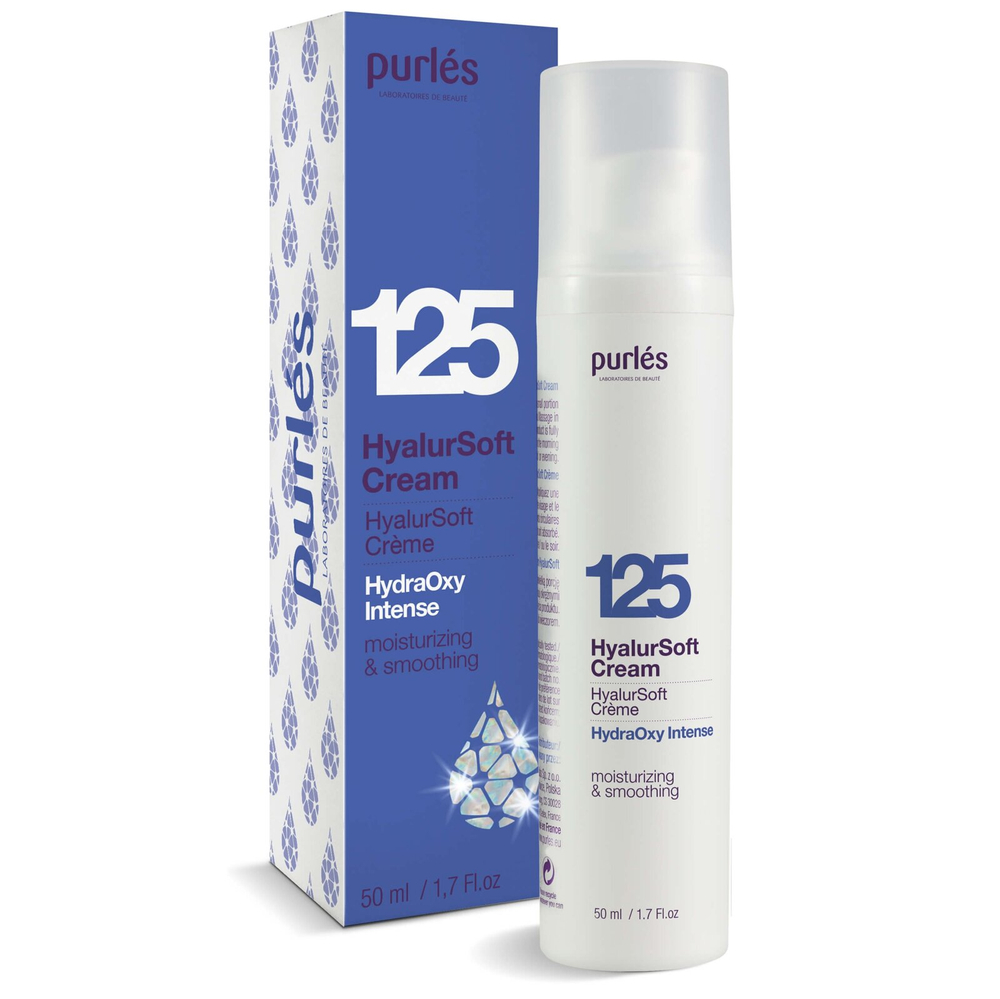 Purles 125 HydraOxy HyalurSoft Light Cream for Dry and Dehydrated Skin 50ml