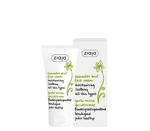 Ziaja Ogórek - Mięta Nawilżający Krem SPF6 dla każdego Rodzaju Skóry 50ml