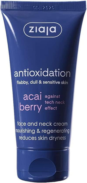 Ziaja Acai Berries Regenerating Face and Neck Cream Sensitive Skin 50ml