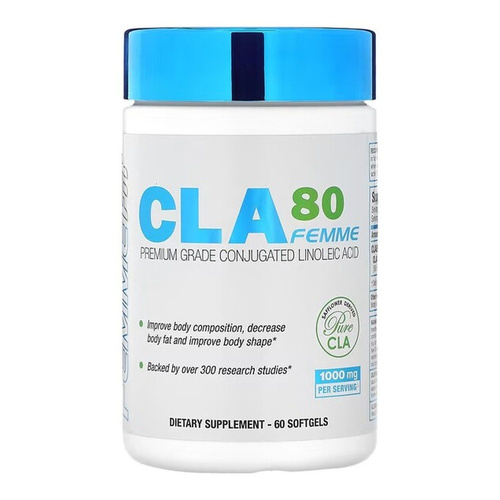 AllMax Nutrition CLA 80 Femme Conjugated Linoleic Acid for Weight Management 60 Softgels