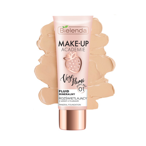 Bielenda Make Up Academie Vege Flumi Mineral Fluid Brightening 01 Light Beige 30g