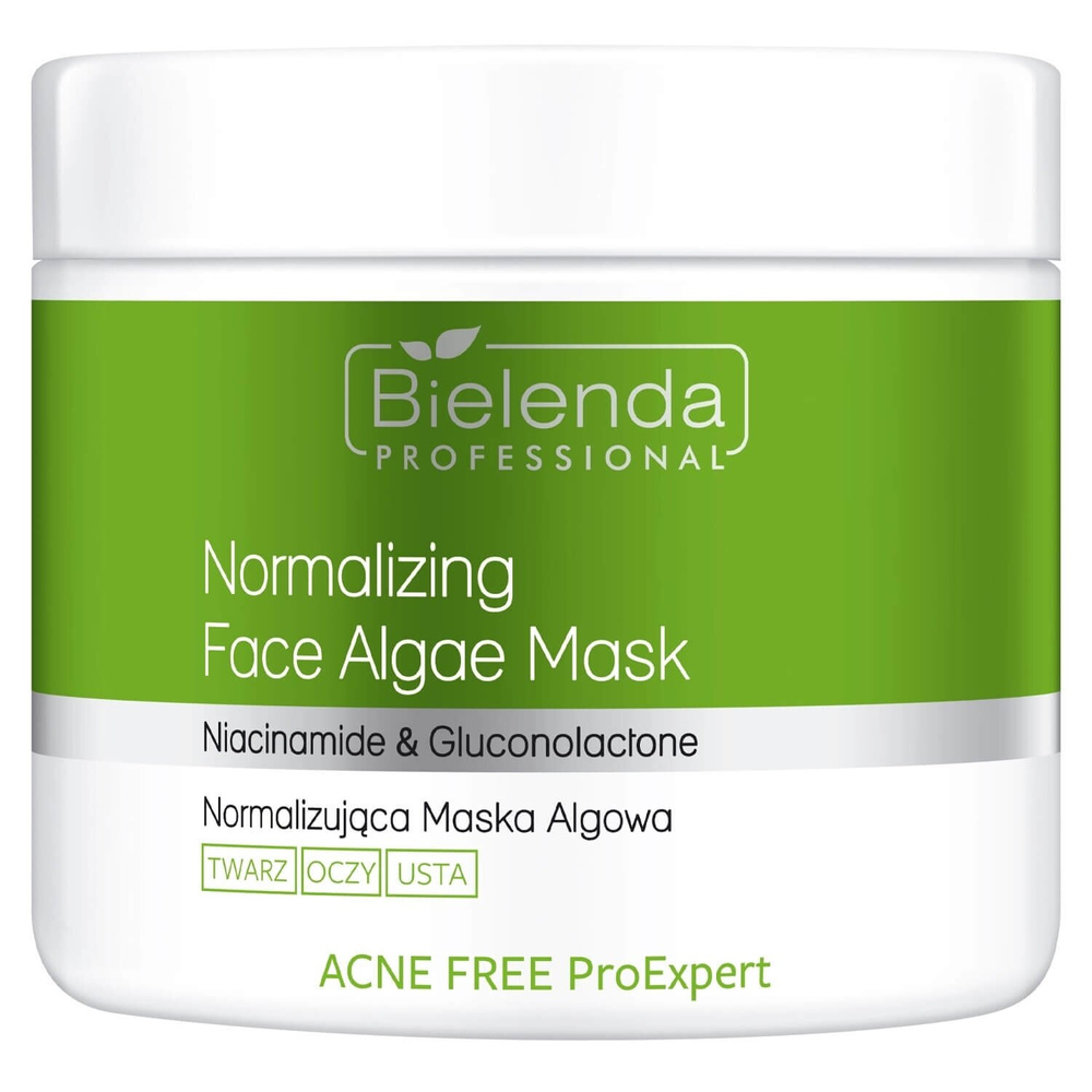 Bielenda Professional Acne Free Normalising Algae Mask with Niacinamide 160g