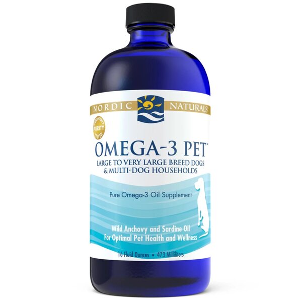 Nordic Naturals Omega-3 Pet Kwasy Omega-3 w Płynie dla Zdrowia Psa i Kota 473ml