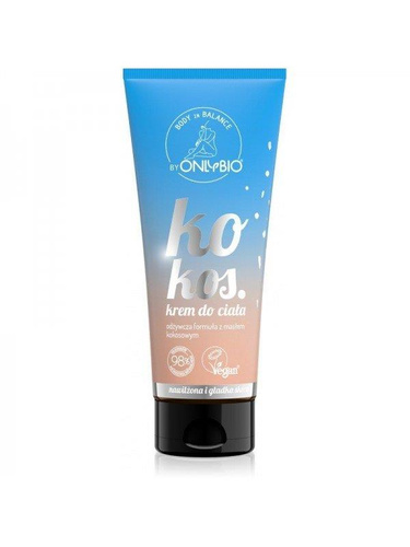 OnlyBio Nourishing Vegan Body Cream with Coconut Butter 200ml