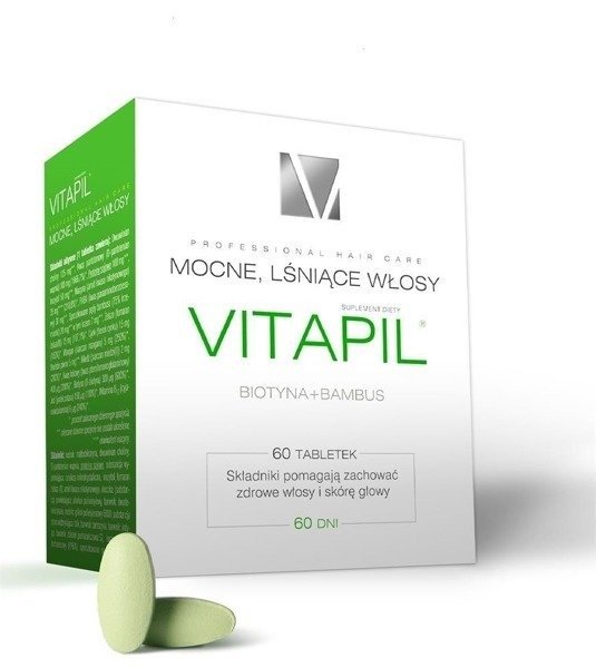 Vitapil Mocne Lśniące Włosy z Biotyną i Bambusem 60 Tabletek