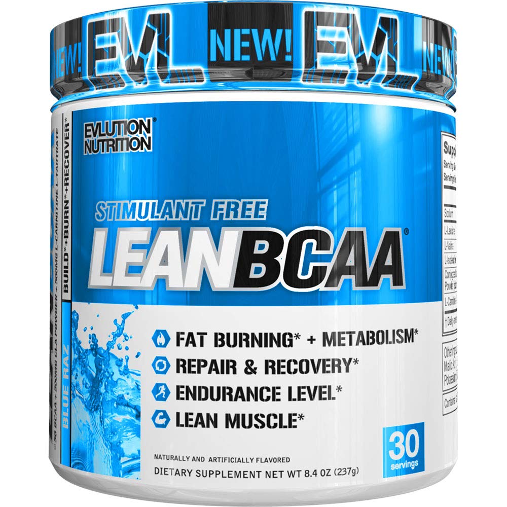 Lean BCAA - Stimulant Free, Blue Raz - 237g