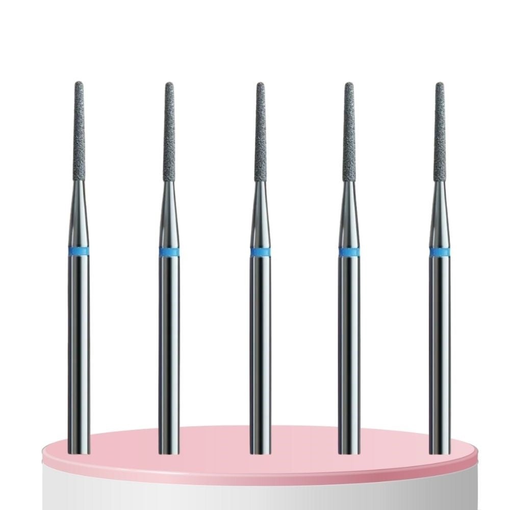 IQ Nails Diamond Nail Drill Bits Rounded Cone 1.4mm 5 pcs