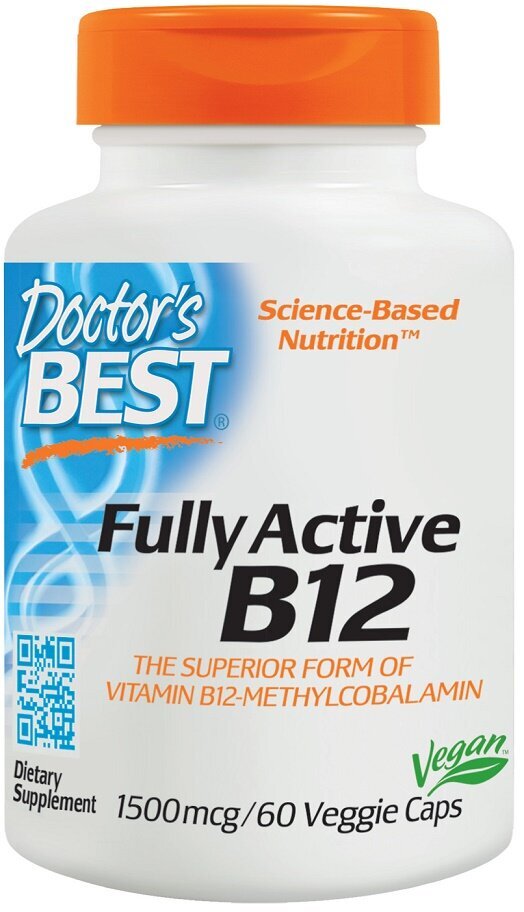 Doctor's Best Fully Active B12 1500mcg 60 Kapsułek