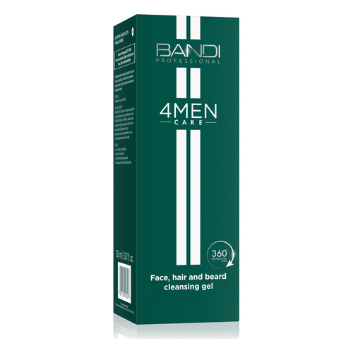 Bandi 4Men Care Żel do Mycia Twarzy Włosów i Zarostu 150ml