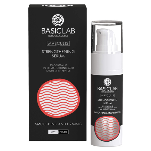 BasicLab Masculis Fortifying Face Serum 8% Betaine 3% Maltobionic Acid 30ml