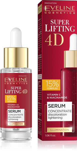 Eveline Super Lifting 4D Serum Rozjaśniające Przebarwienia 30ml