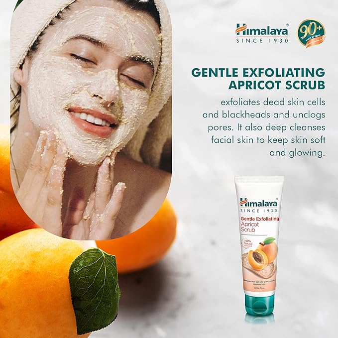 Himalaya Delikatnie Złuszczający Peeling Morelowy dla każdego Rodzaju Skóry 75ml