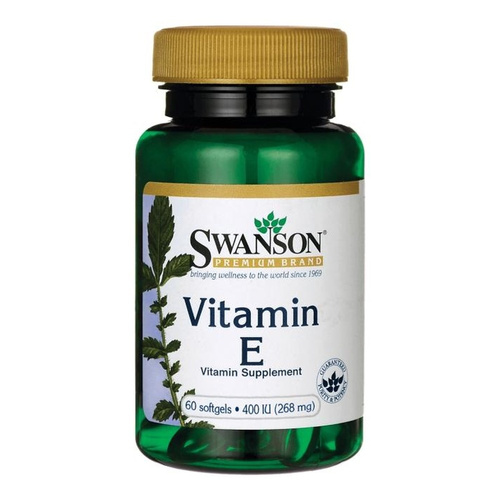 Swanson Vitamin E 400 IU Supporting Cell Protection 60 Softgels