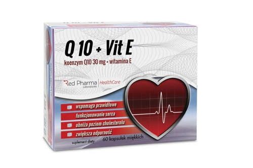 Red Pharma Q10 + Vit E 60 kaps,