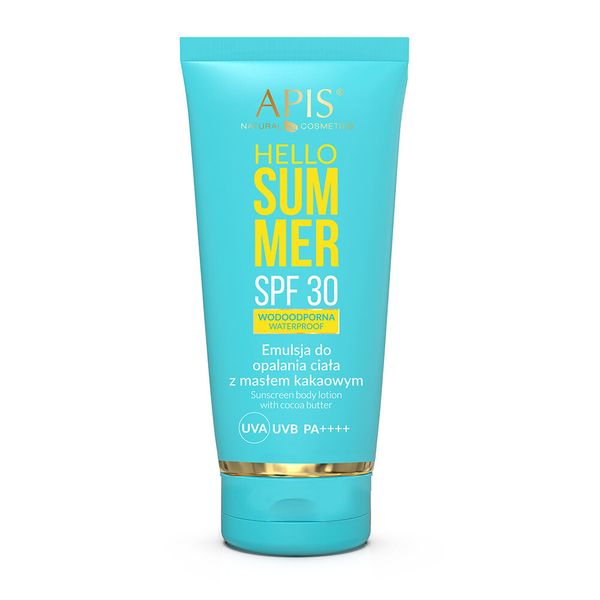 Apis Hello Summer Emulsja do Opalania z Masłem Kakaowym SPF30 200ml