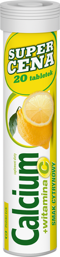 Plusssz Calcium 300 Vitamin C Effervescent Tablets with Lemon Flavour 20pcs
