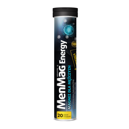 MenMag Energy Preparat Magnezowy dla Mężczyzn 20 Tabl.