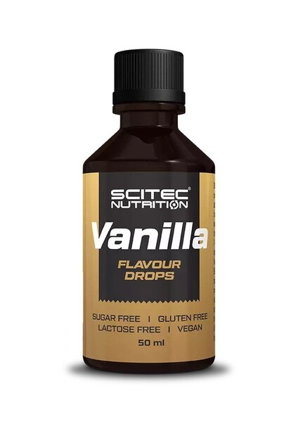 SciTec Flavour Drops, Vanilla - 50 ml.