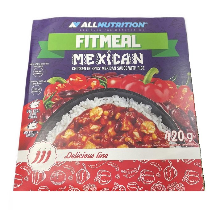 Allnutrition Fitmeal Kurczak Meksykański z Ryżem 420g