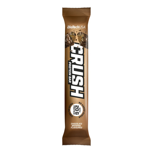 BioTechUSA Crush Bar Baton proteinowy, Czekoladowe Brownie 12 x 64g