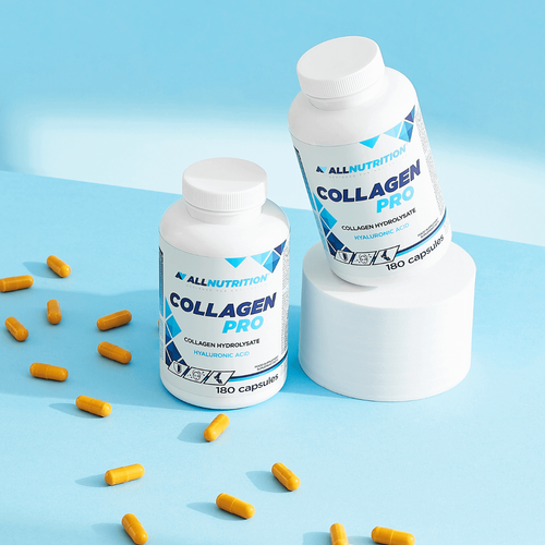 AllNutrition Collagen Pro Kompleksowe Wsparcie Kości Stawów i Skóry 180 Kapsułek