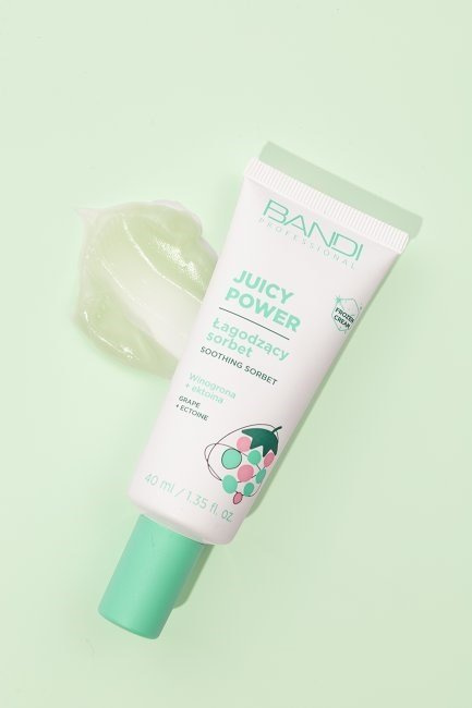 Bandi Juicy Power Limited Edition Łagodzący Lekki i Owocowy Sorbet w Kremie dla Każdego Rodzaju Skóry 40ml Best Before 31.10.25