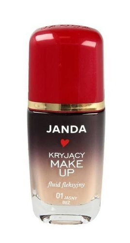 Janda Podkład Fleksyjny Kryjący Niedoskonałości Jasny Beż 01 30ml