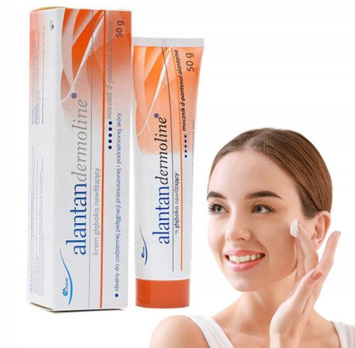 Alantan Dermoline Deeply Moisturizing Cream for Dry and Irritated Skin 50g