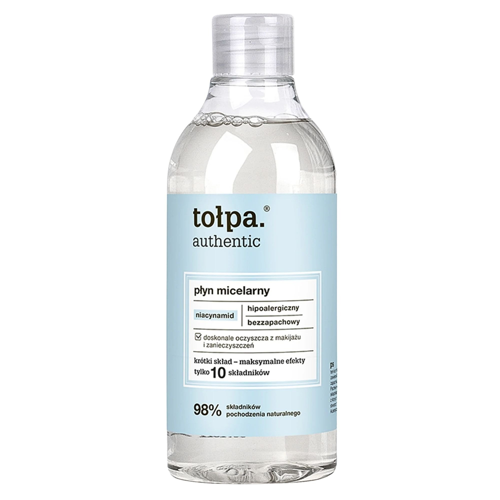 Tolpa Authentic Micellar Lotion Hypoallergenic Fragrance-Free Makeup Remover 300ml