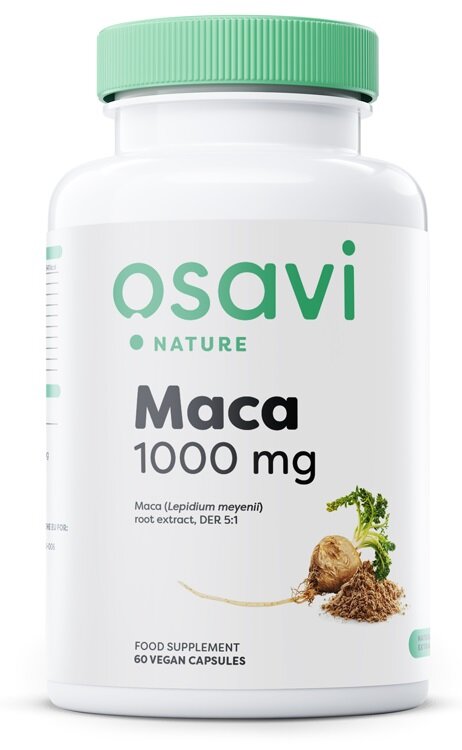 Osavi Maca 1000mg Wspomaga Witalność 60 Kapsułek